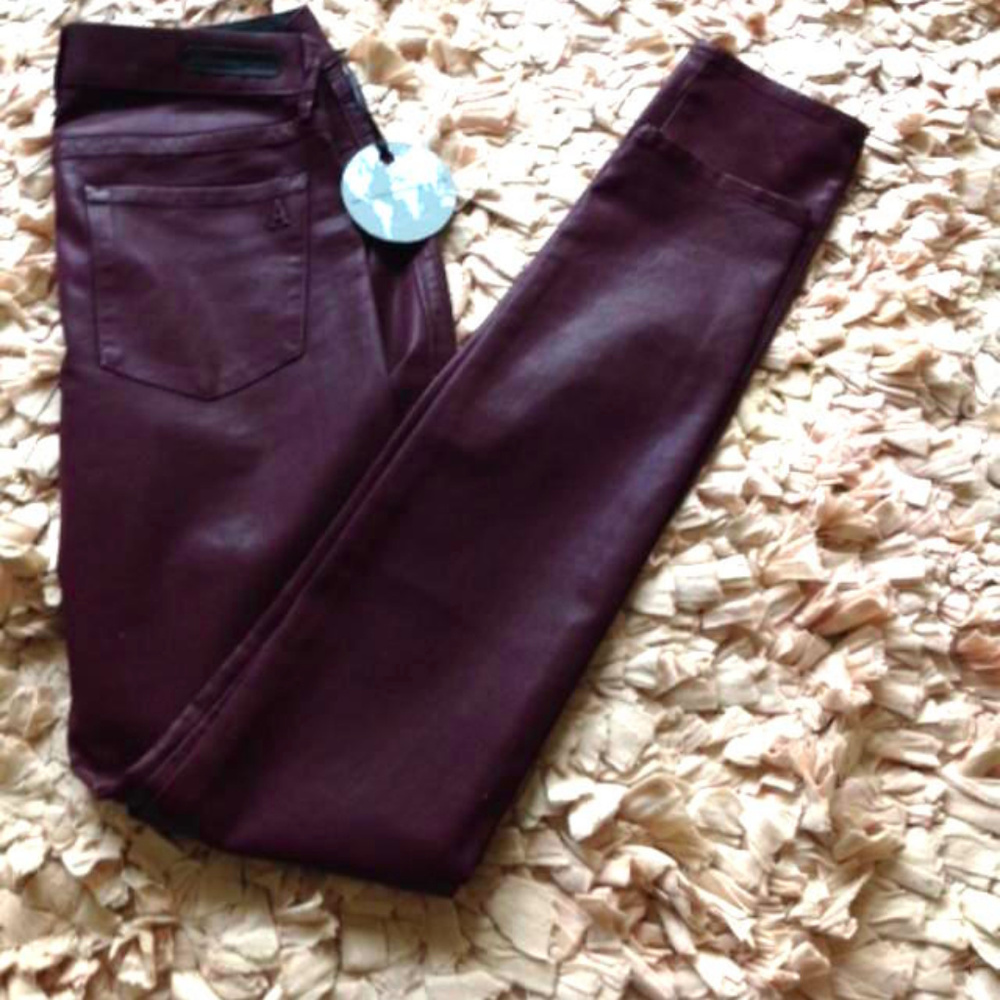 Articles Of Society 'Mya' Coated Skinny Jeans - Picture 4 of 7